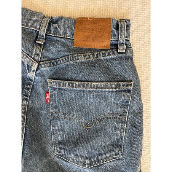 Levi's Premium 70s High Rise Flare Jeans Women 25 L Big E Retro Hippie Festival - Picture 4 of 13